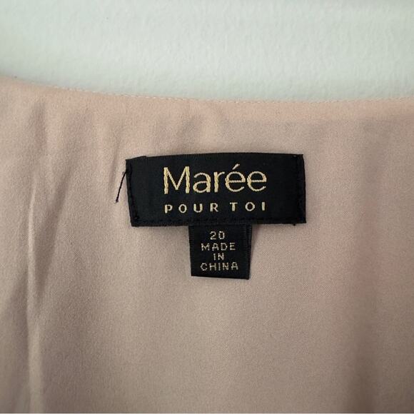 Marée Pour Toi Paisley Print Button Down Slit Front Maxi Dress Sparkle Accent 20 - Picture 10 of 15